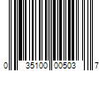 Barcode Image for UPC code 035100005037