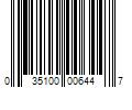 Barcode Image for UPC code 035100006447