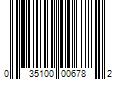 Barcode Image for UPC code 035100006782