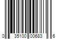 Barcode Image for UPC code 035100006836