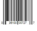 Barcode Image for UPC code 035100007277