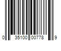 Barcode Image for UPC code 035100007789