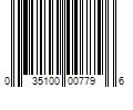 Barcode Image for UPC code 035100007796