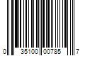 Barcode Image for UPC code 035100007857