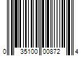 Barcode Image for UPC code 035100008724