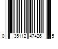 Barcode Image for UPC code 035112474265