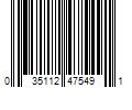 Barcode Image for UPC code 035112475491