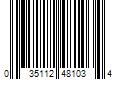 Barcode Image for UPC code 035112481034