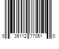 Barcode Image for UPC code 035112770510