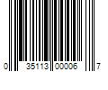 Barcode Image for UPC code 035113000067