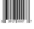 Barcode Image for UPC code 035127000077