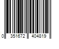 Barcode Image for UPC code 0351672404819