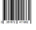 Barcode Image for UPC code 0351672411862