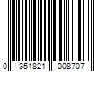 Barcode Image for UPC code 0351821008707