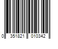 Barcode Image for UPC code 0351821010342