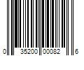 Barcode Image for UPC code 035200000826