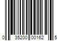 Barcode Image for UPC code 035200001625