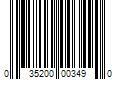 Barcode Image for UPC code 035200003490