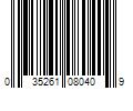 Barcode Image for UPC code 035261080409