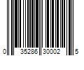 Barcode Image for UPC code 035286300025