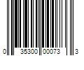 Barcode Image for UPC code 035300000733