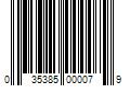 Barcode Image for UPC code 035385000079