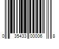 Barcode Image for UPC code 035433000068