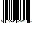 Barcode Image for UPC code 035446036030