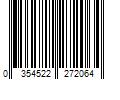 Barcode Image for UPC code 0354522272064