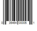 Barcode Image for UPC code 035464000051