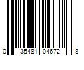 Barcode Image for UPC code 035481046728