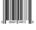 Barcode Image for UPC code 035481046735