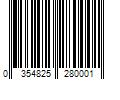 Barcode Image for UPC code 03548252800049