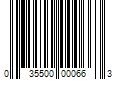 Barcode Image for UPC code 035500000663