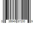 Barcode Image for UPC code 035549872009