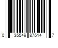 Barcode Image for UPC code 035549875147