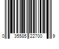 Barcode Image for UPC code 035585227009