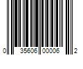 Barcode Image for UPC code 035606000062