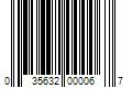 Barcode Image for UPC code 035632000067