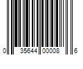 Barcode Image for UPC code 035644000086