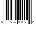 Barcode Image for UPC code 035647000052