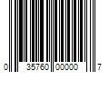 Barcode Image for UPC code 035760000007