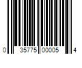 Barcode Image for UPC code 035775000054