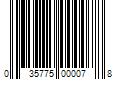 Barcode Image for UPC code 035775000078