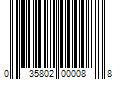 Barcode Image for UPC code 035802000088