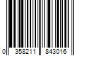 Barcode Image for UPC code 0358211843016