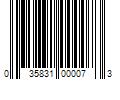 Barcode Image for UPC code 035831000073