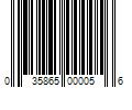 Barcode Image for UPC code 035865000056