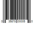 Barcode Image for UPC code 035878000050