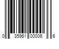 Barcode Image for UPC code 035961000066